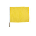 24" x 30" Caution Nylon Auto Racing Flag